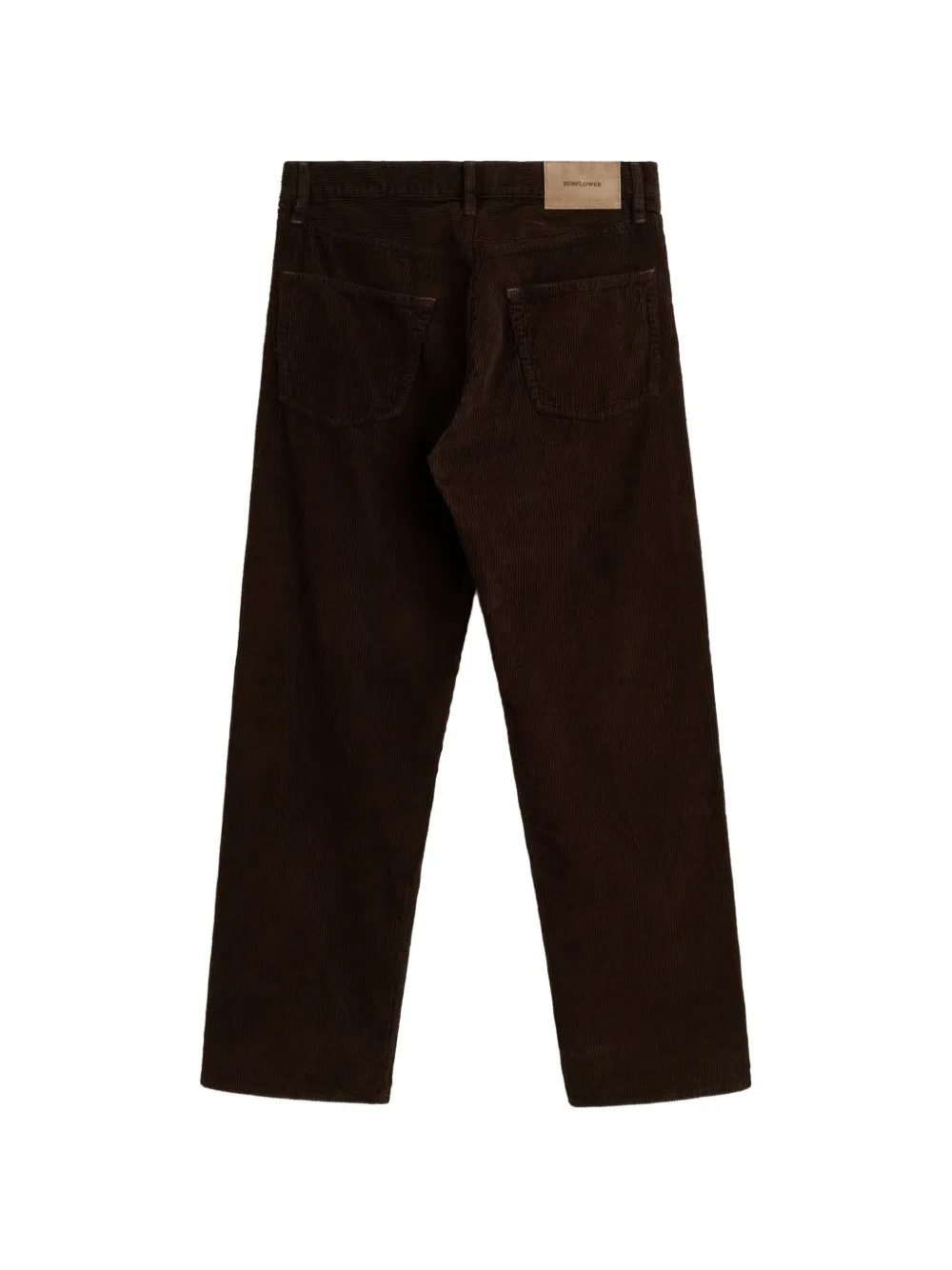 Sunflower Ribfluwelen broek met wijde pijpen Bruin