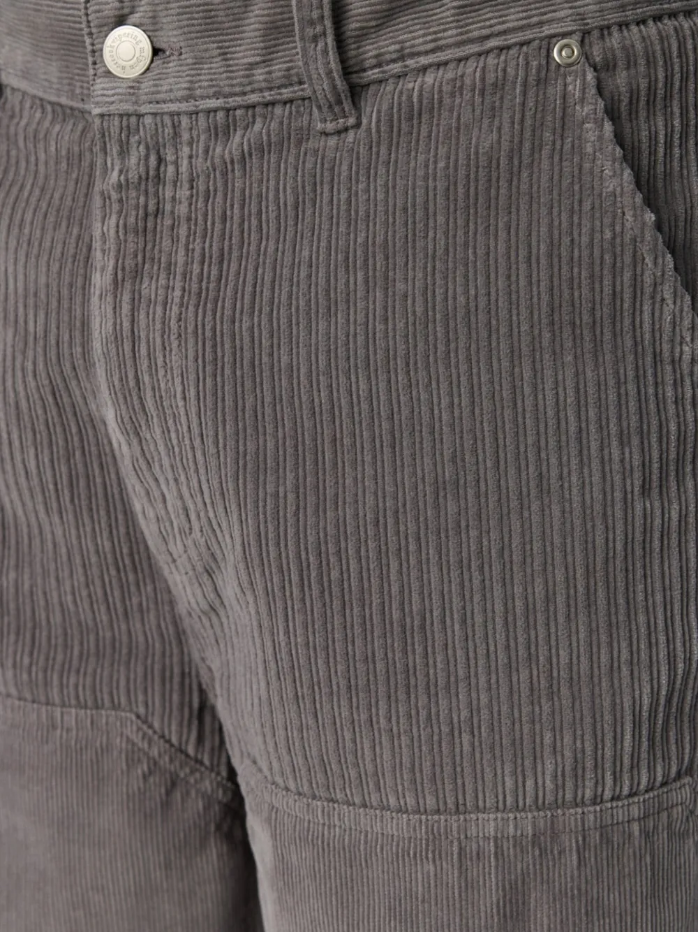 mfpen Ribfluwelen broek met dubbele knie Grijs