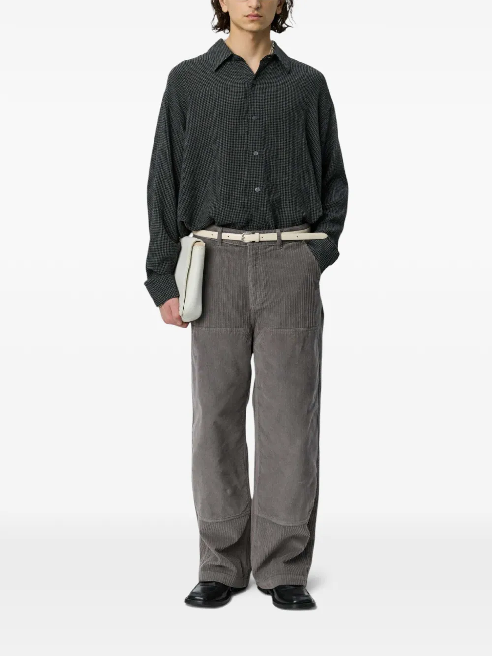 mfpen double-knee corduroy trousers