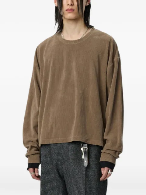 mfpen corduroy long-sleeve sweatshirt