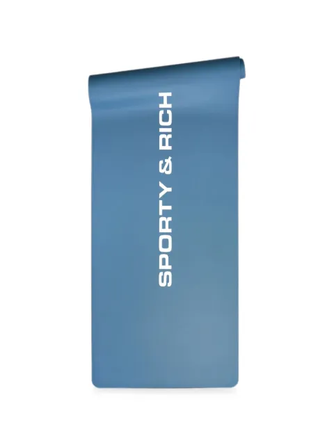 Sporty & Rich logo-print yoga mat