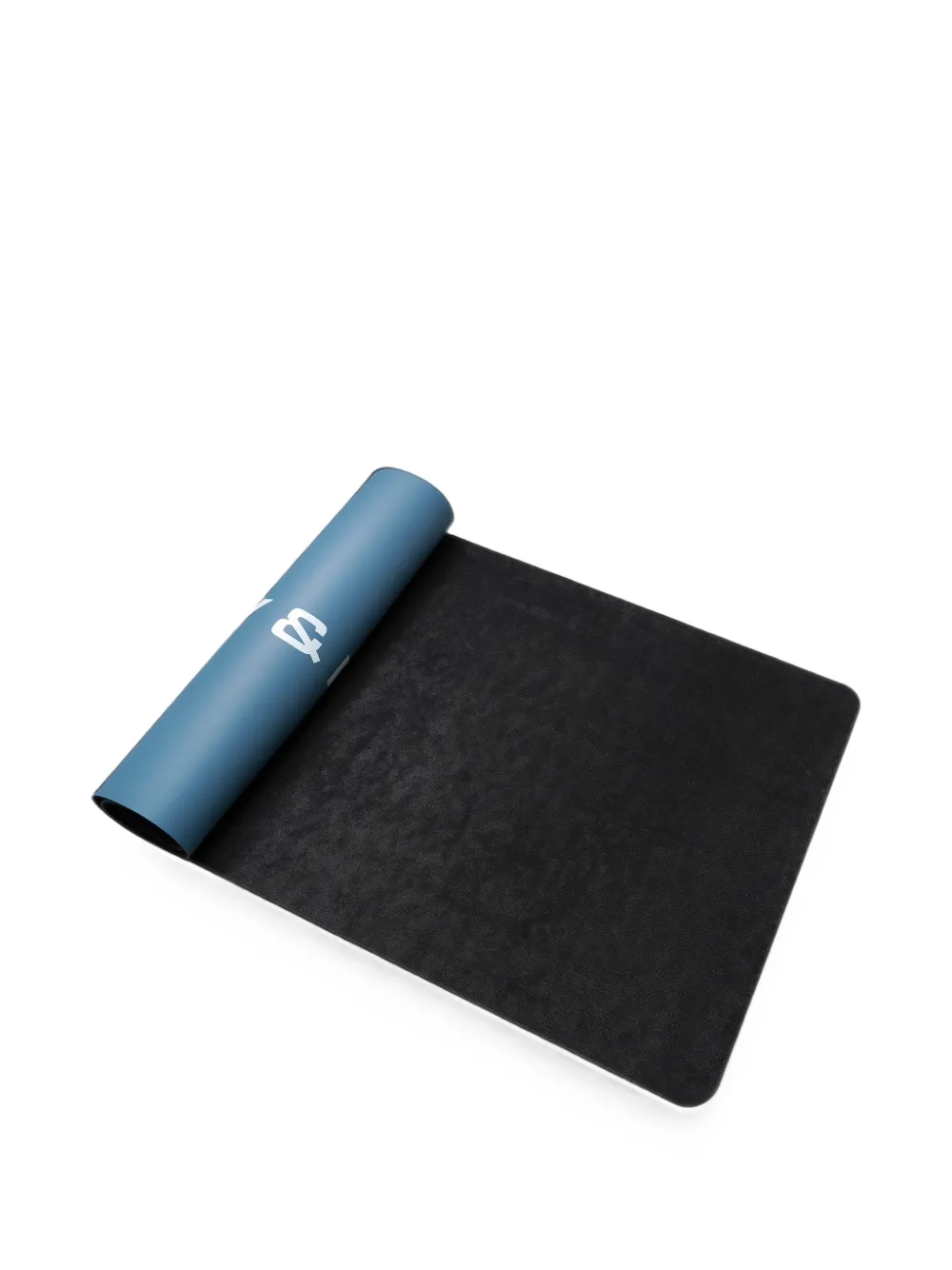 Sporty & Rich Yogamat met logoprint Blauw