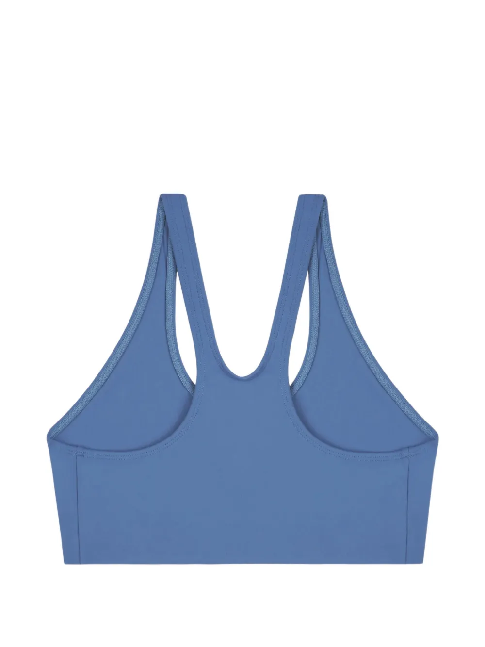 Sporty & Rich Sport-bh met racerback en logo-print Blauw