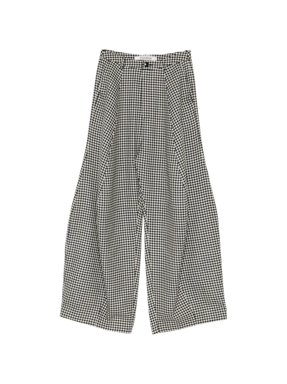 Kimhekim Ballonbroek met gingham ruit Bruin