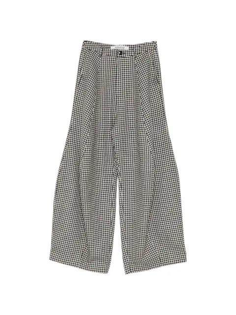 Kimhekim gingham-check balloon trousers