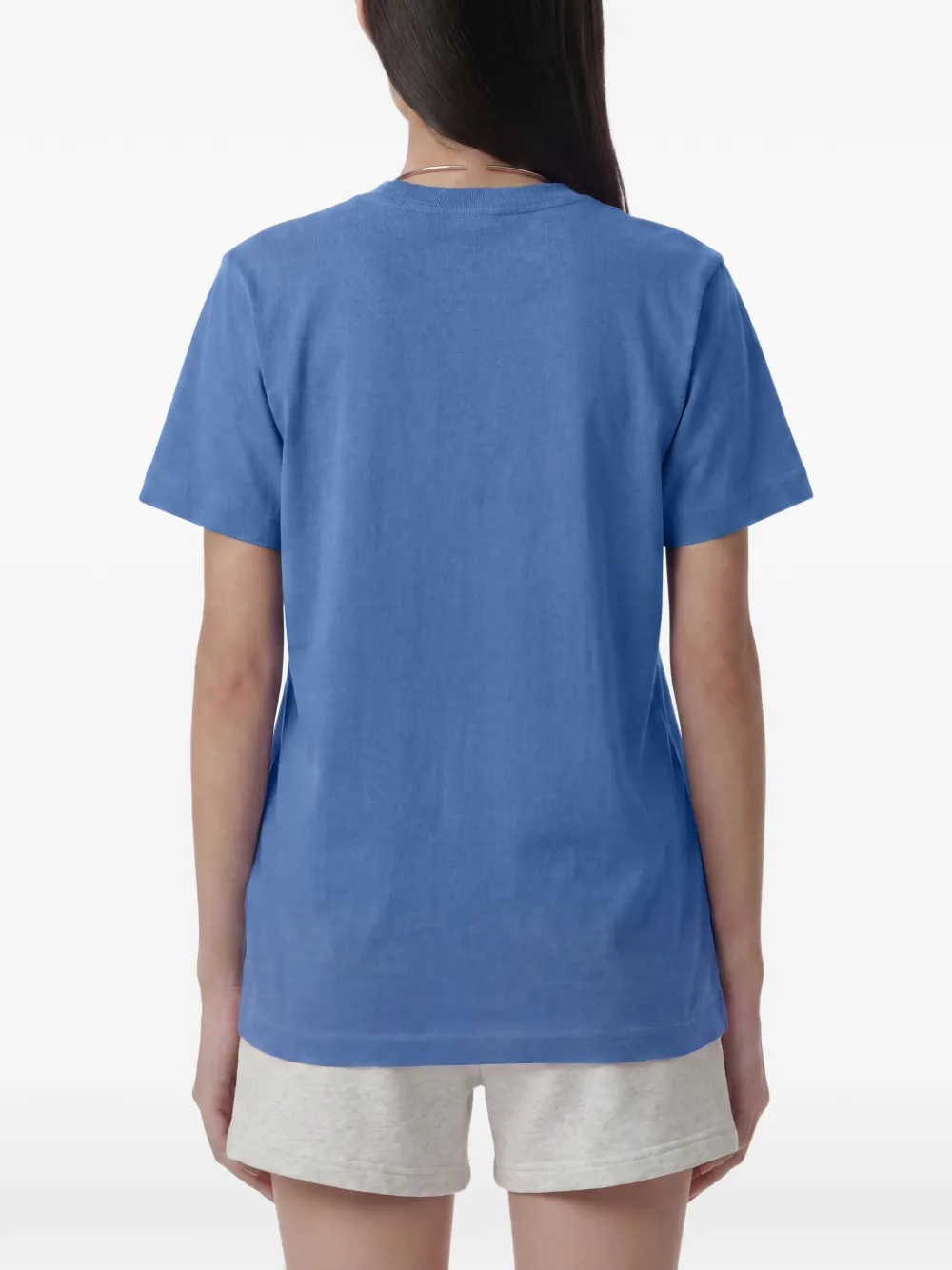 Sporty & Rich USA Wellness Club T-shirt met grafische print Blauw