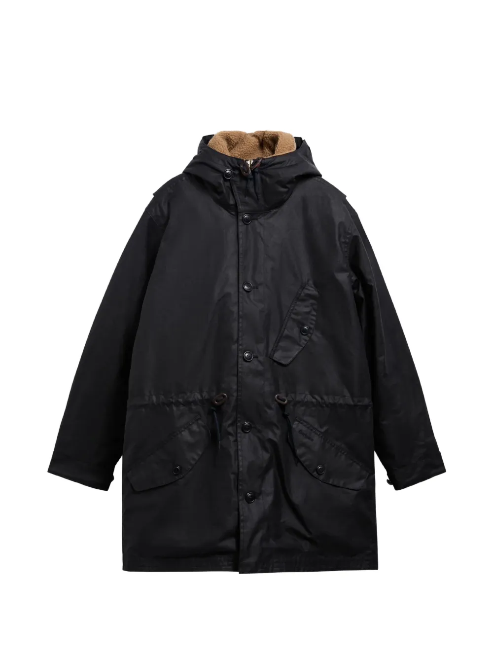 Barbour Ursula Waxed parka - Nero