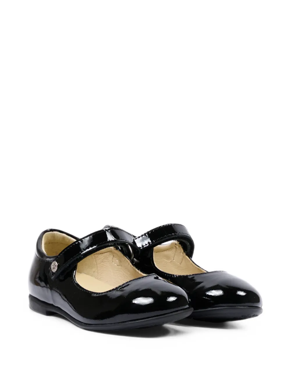 NATURINO patent leather ballet flats - Nero