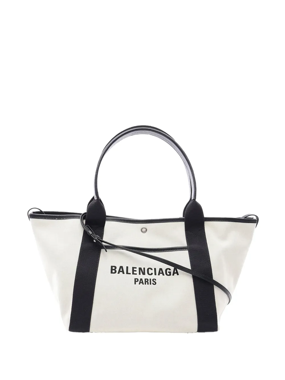 Balenciaga Pre-Owned 2018-2026 Medium Canvas Biarritz Tote satchel - Toni neutri