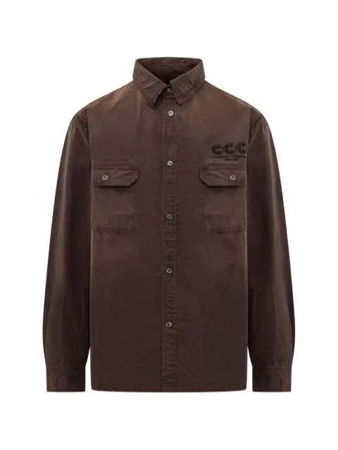 Willy Chavarria Corcoran logo-embroidered workwear overshirt