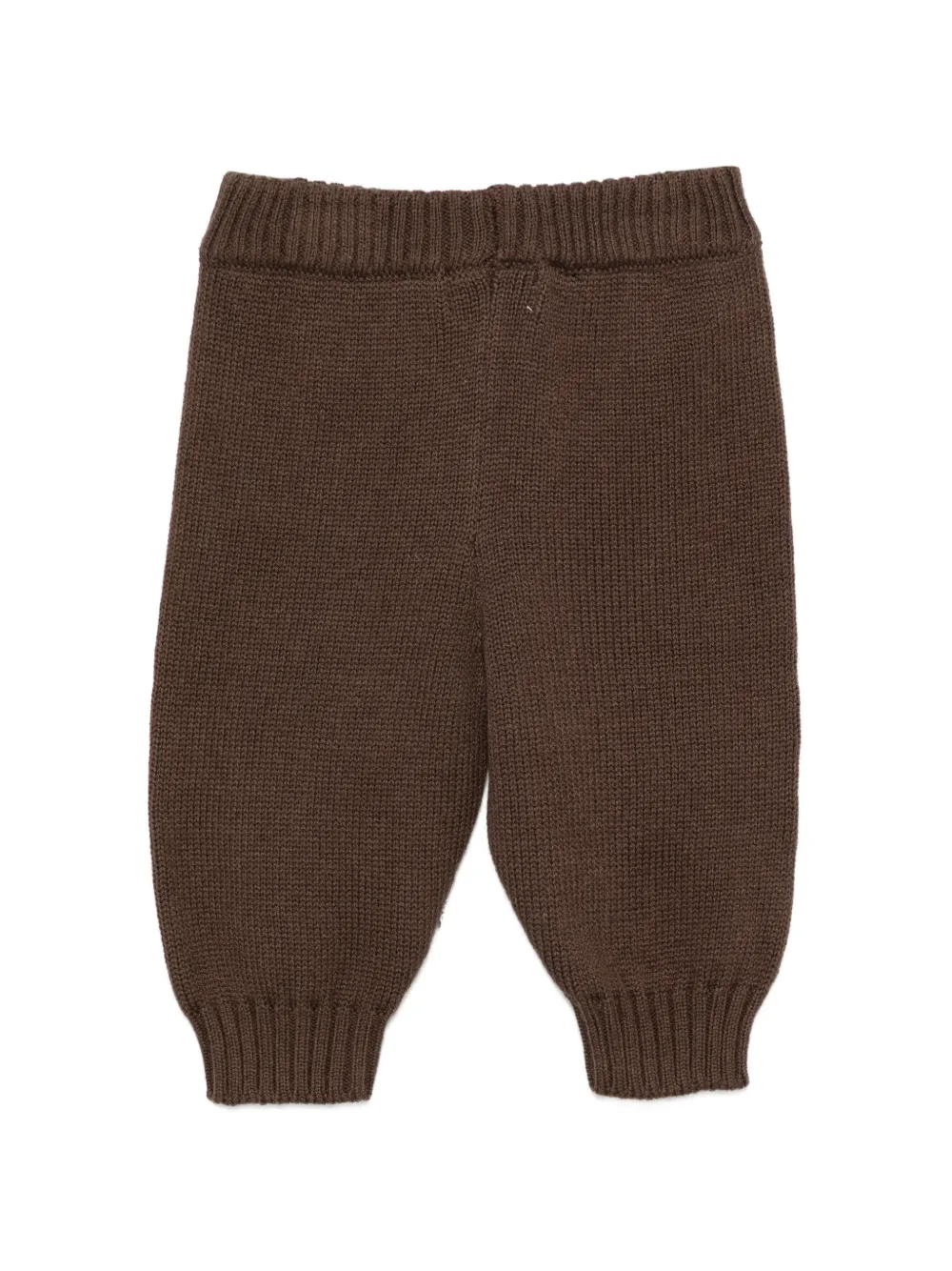 Molo Gebreide broek met pootprint Bruin