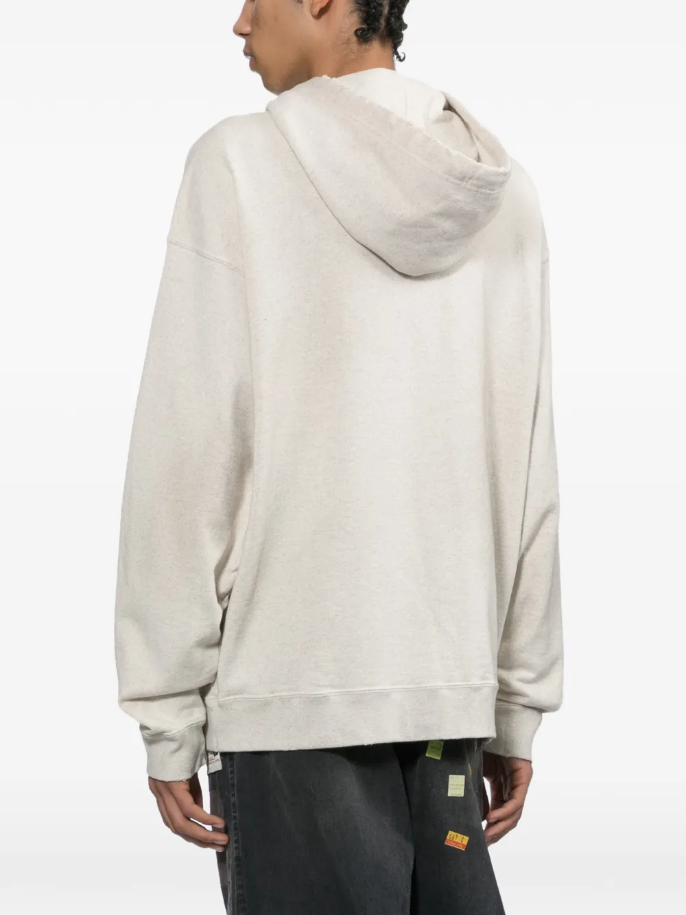Maison MIHARA YASUHIRO Kids Doodle hoodie met rits Beige