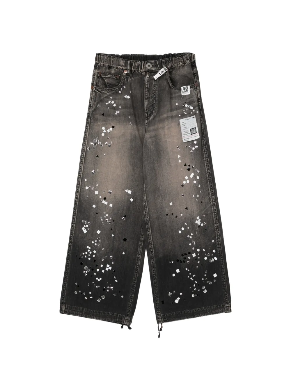 Miharayasuhiro Embellished Wide-leg Pants In Multi