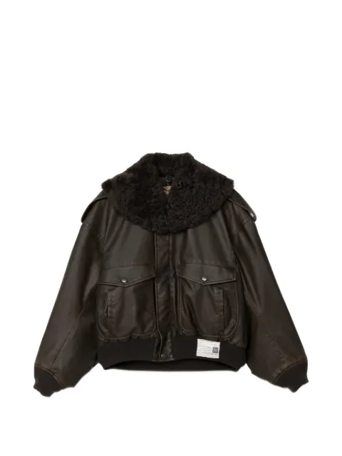 Maison MIHARA YASUHIRO detachable collar coated jacket