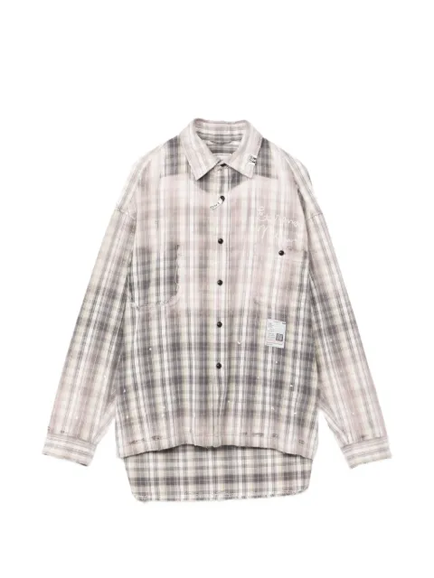 Maison MIHARA YASUHIRO vintage like checked shirt