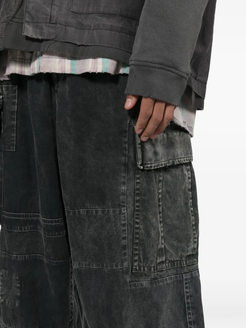 Maison MIHARA YASUHIRO Repair cargobroek Zwart
