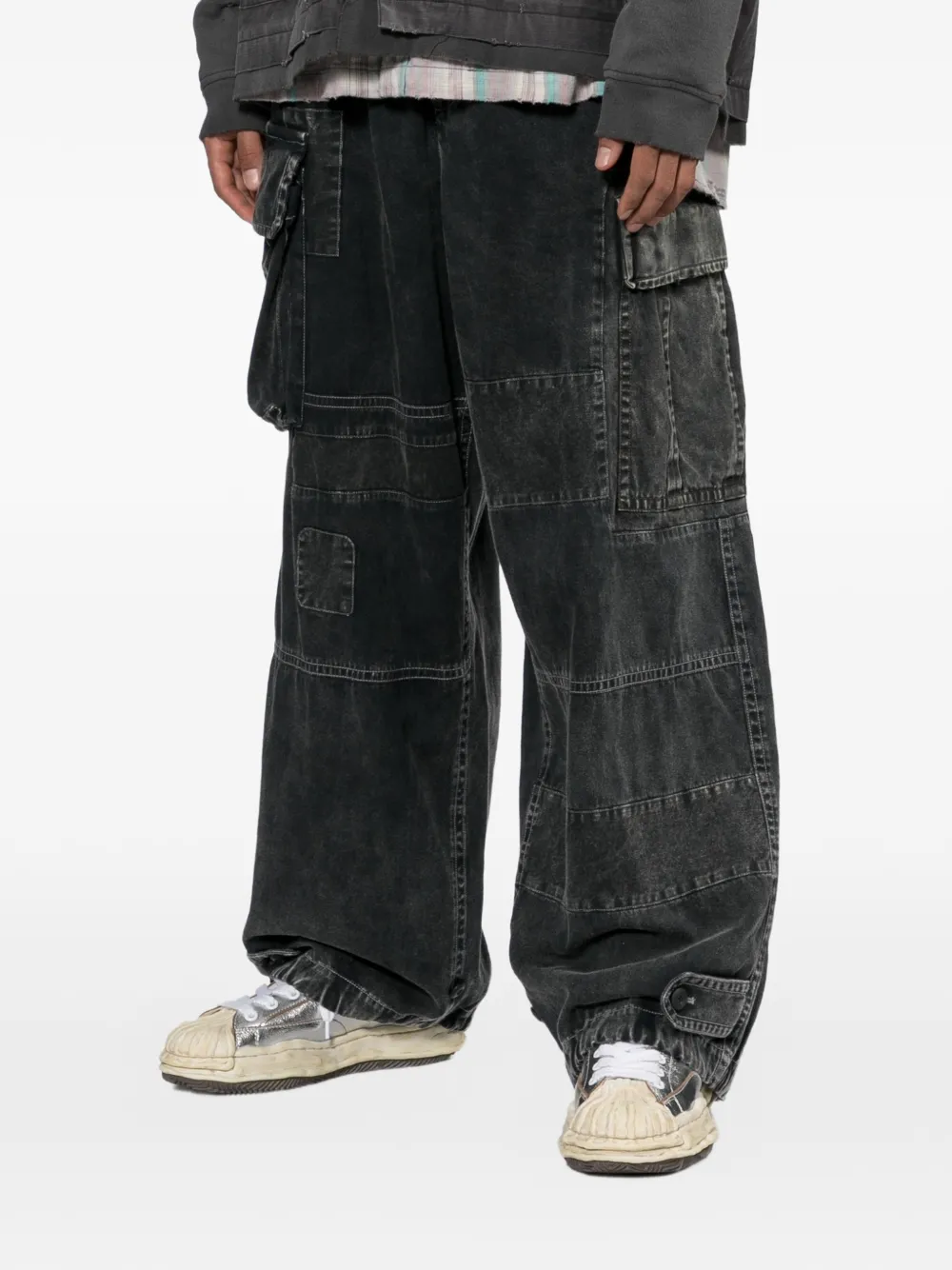 Maison MIHARA YASUHIRO Repair cargobroek Zwart