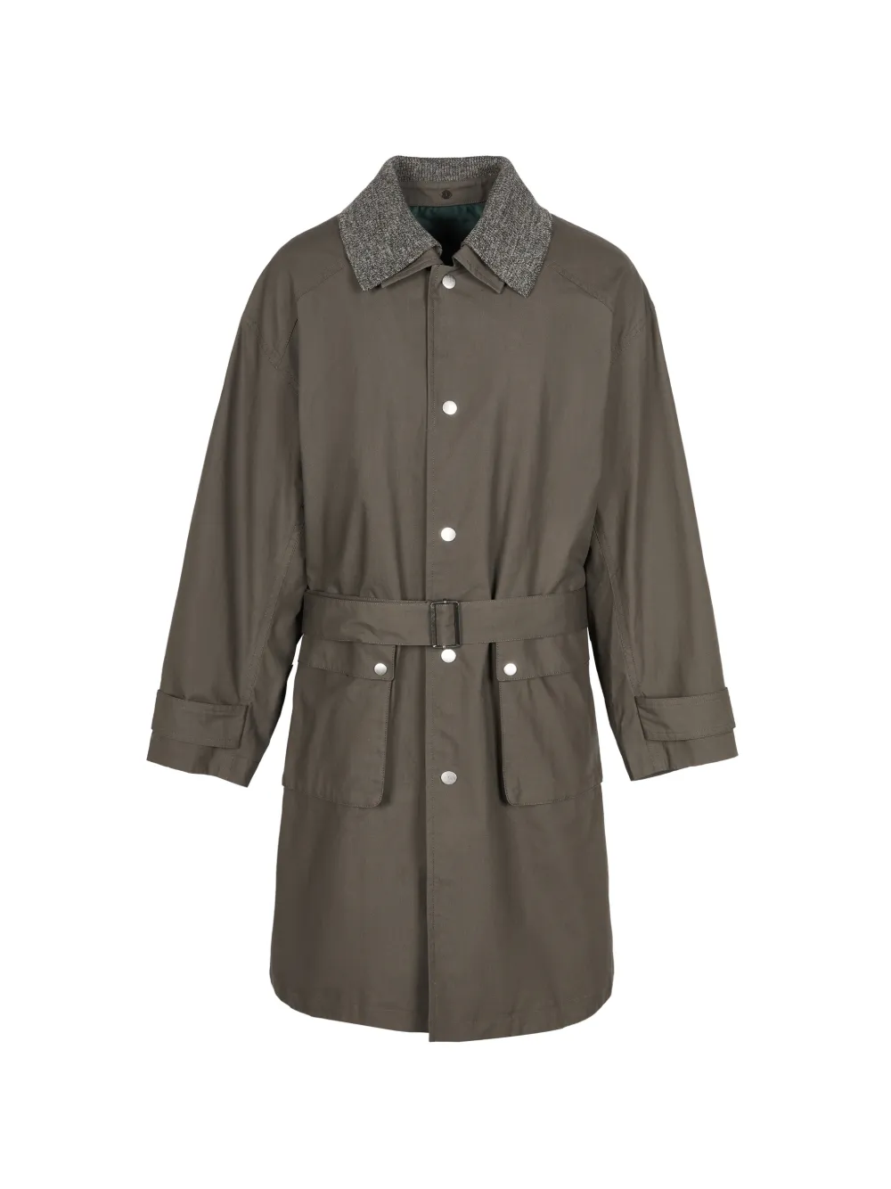 CROQUIS belted trench coat - Marrone