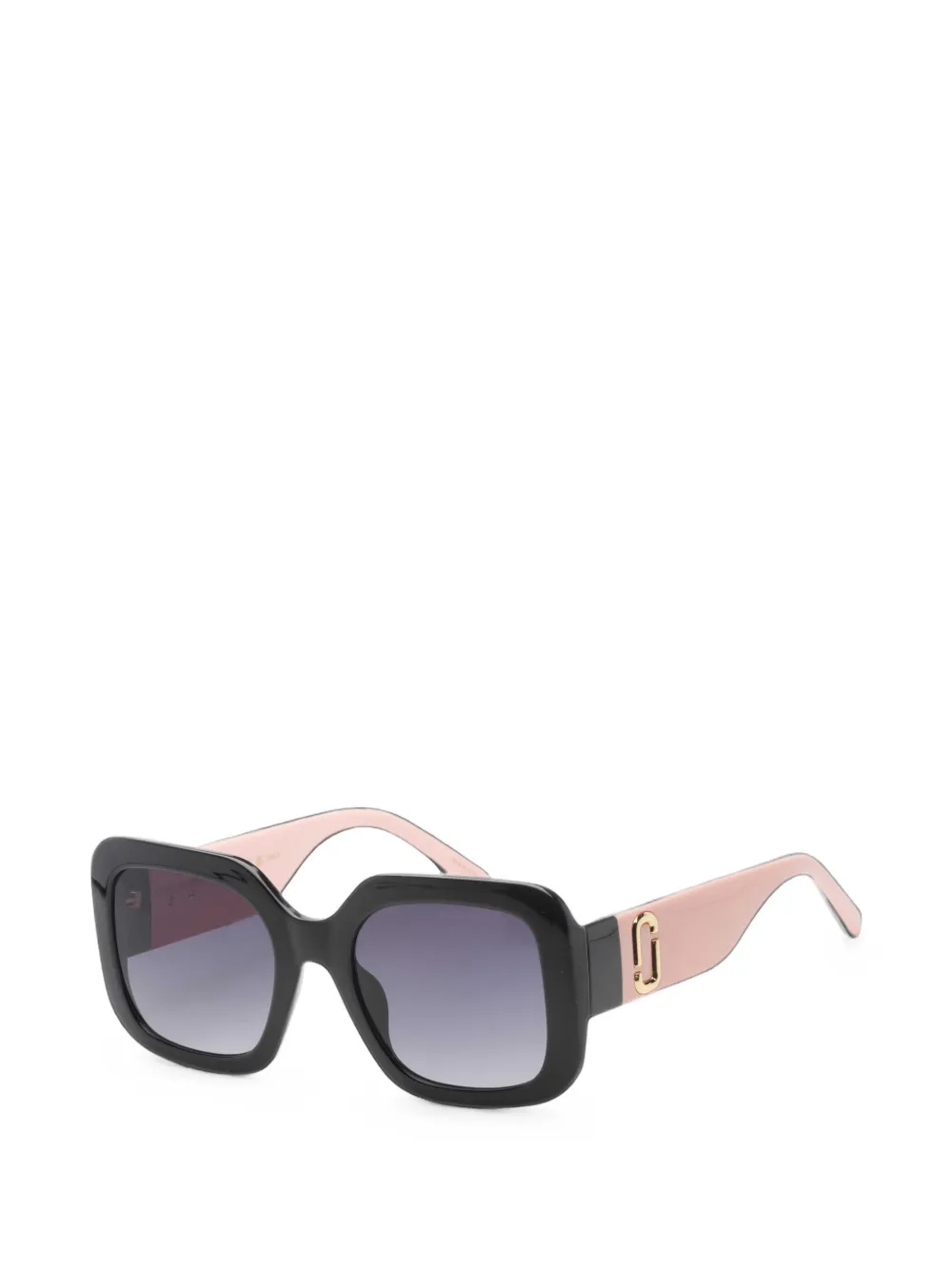 Marc Jacobs Eyewear Zonnebril met oversized montuur Zwart