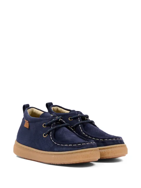 NATURINO Kasden lace-up suede boat shoes 