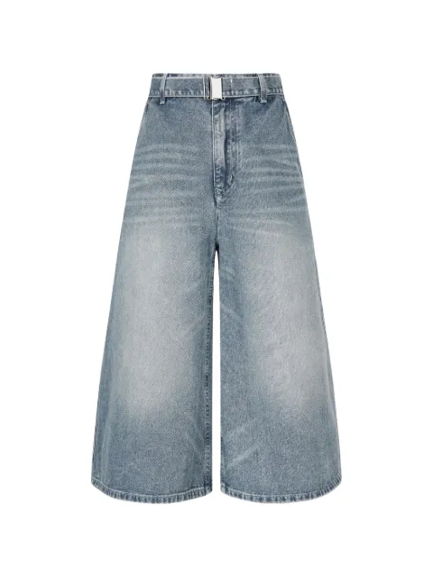LESS jean court à taille ceinturée