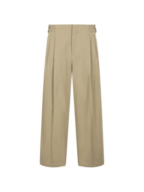 LESS buckled-waist pleated trousers
