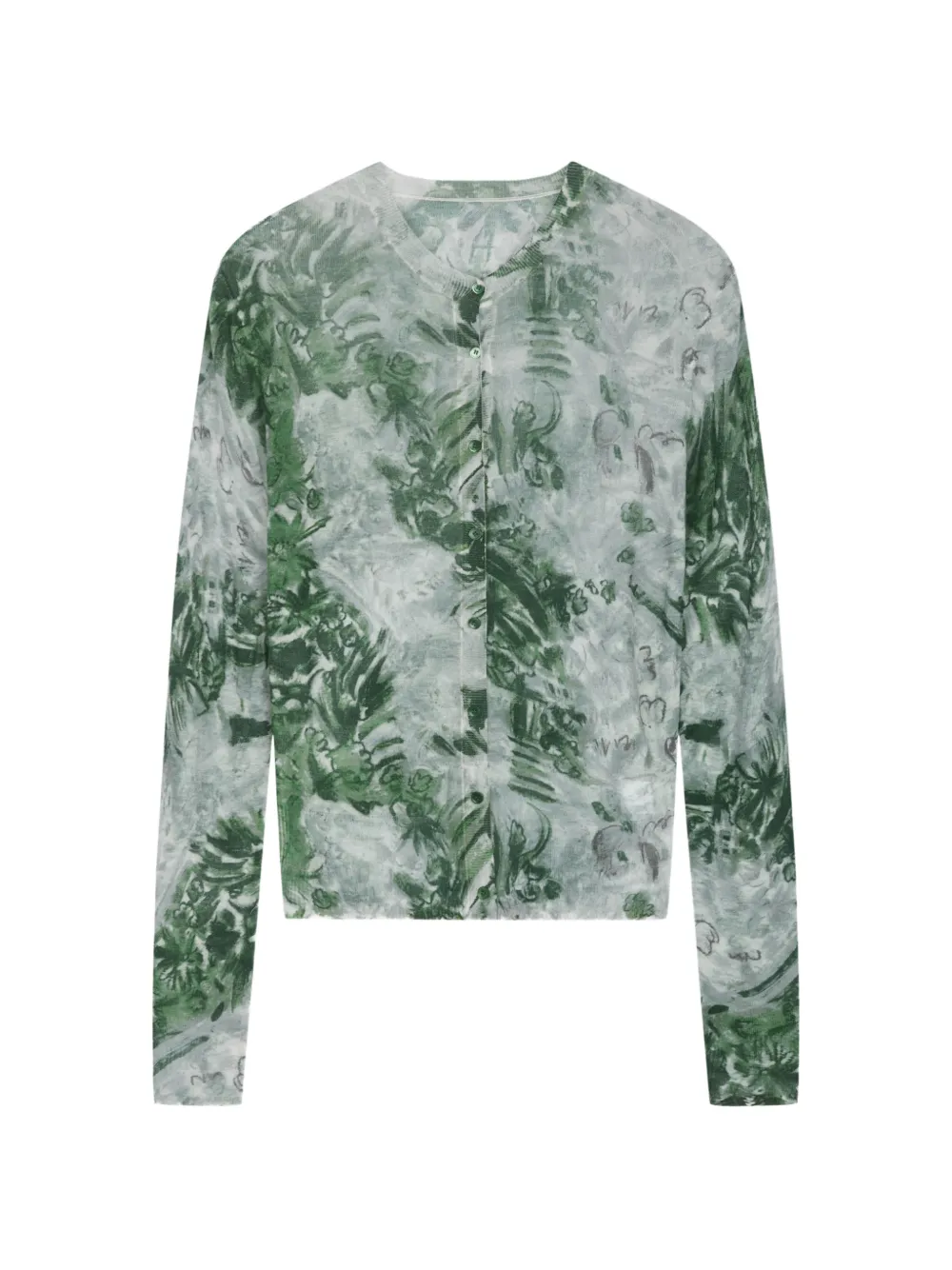 JNBY graphic-print wool cardigan