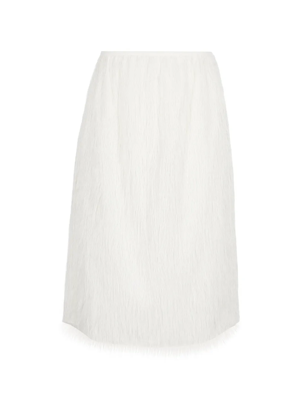 JNBY fringe-jacquard midi skirt
