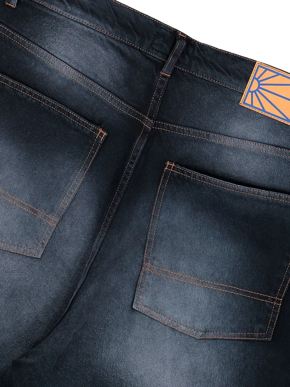 RASSVET Baggy shorts met geverfd effect Zwart