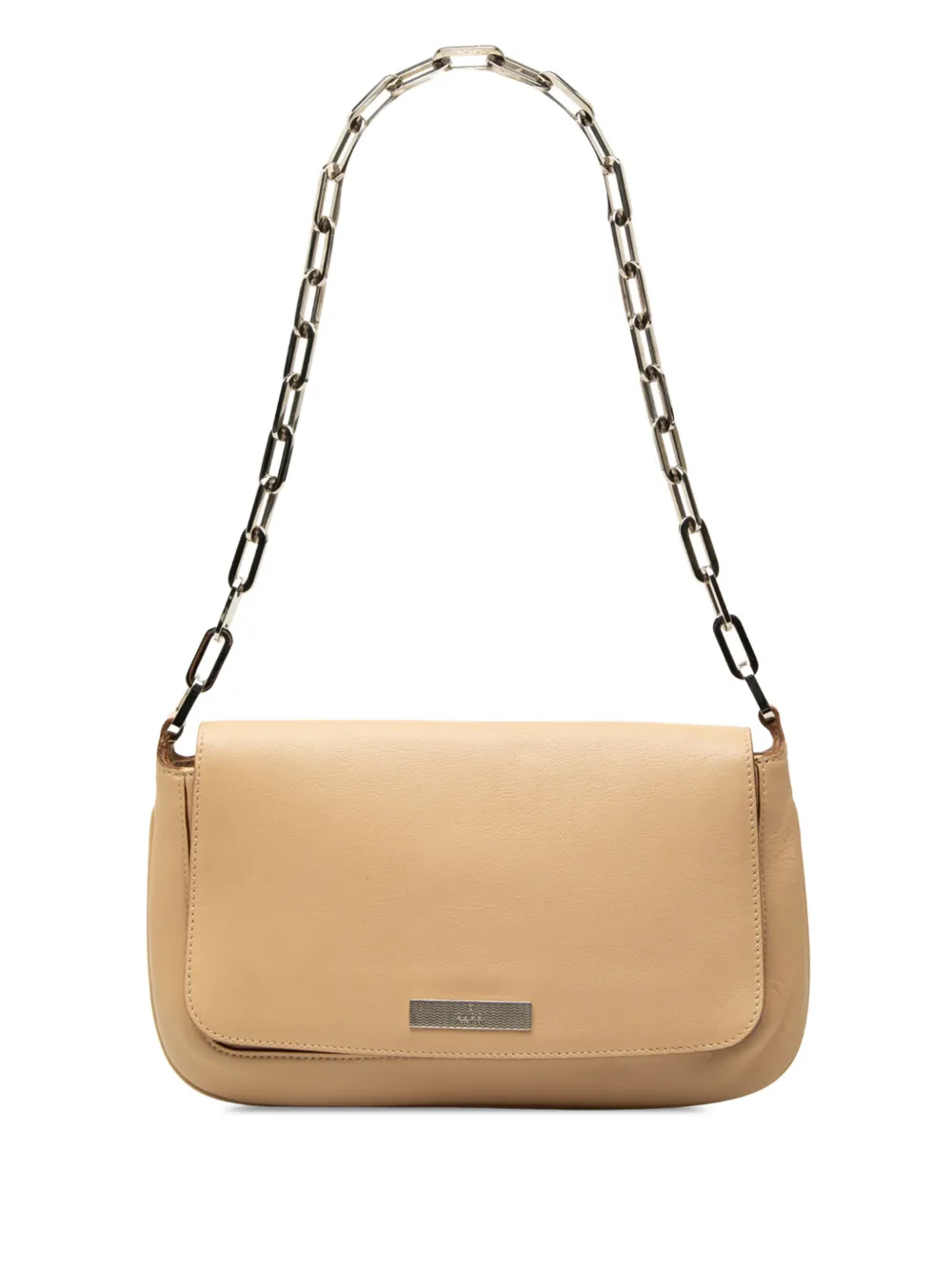 Gucci Pre-Owned 2000-2015 Calfskin Chain shoulder bag - Toni neutri