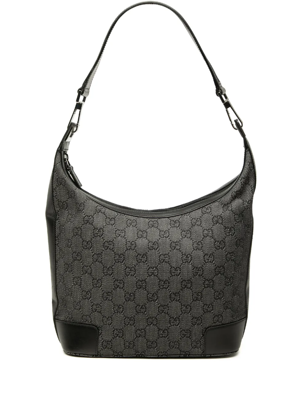 Gucci Pre-Owned 2000-2015 GG Denim shoulder bag - Nero