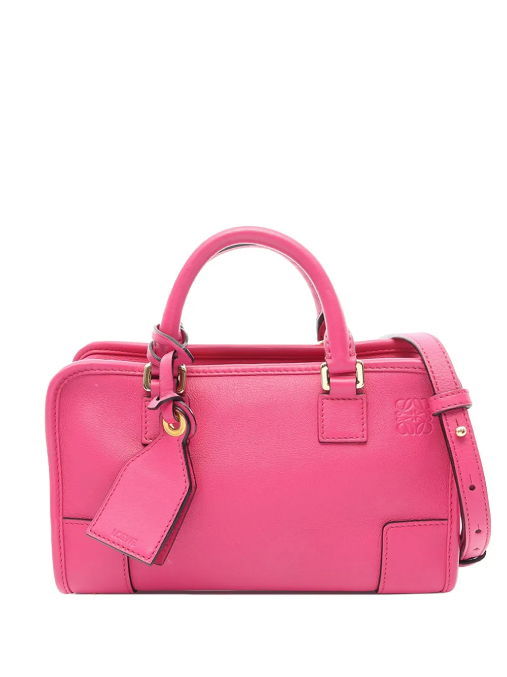 Loewe Pre-Owned 2010-2026 Leather Amazona 23 satchel - Rosa