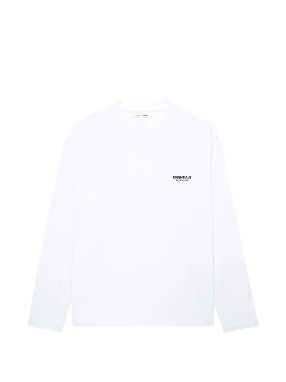 FEAR OF GOD ESSENTIALS T-shirt met logoprint met lange mouwen Wit