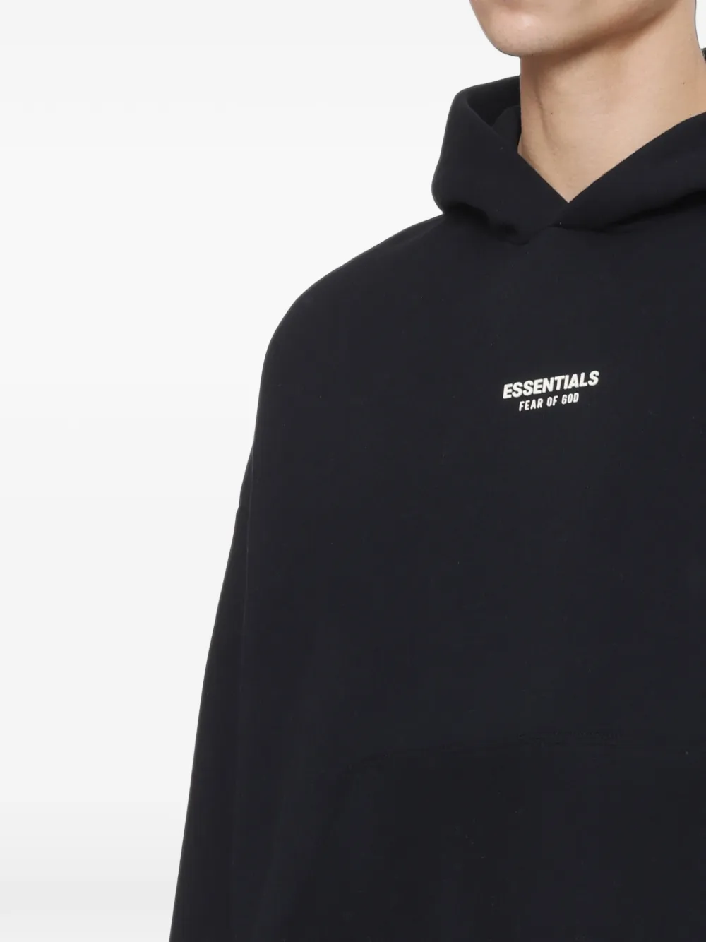 FEAR OF GOD ESSENTIALS Hoodie met logoprint Zwart