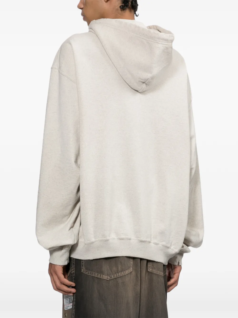 Maison MIHARA YASUHIRO Kids Doodle hoodie met print Beige
