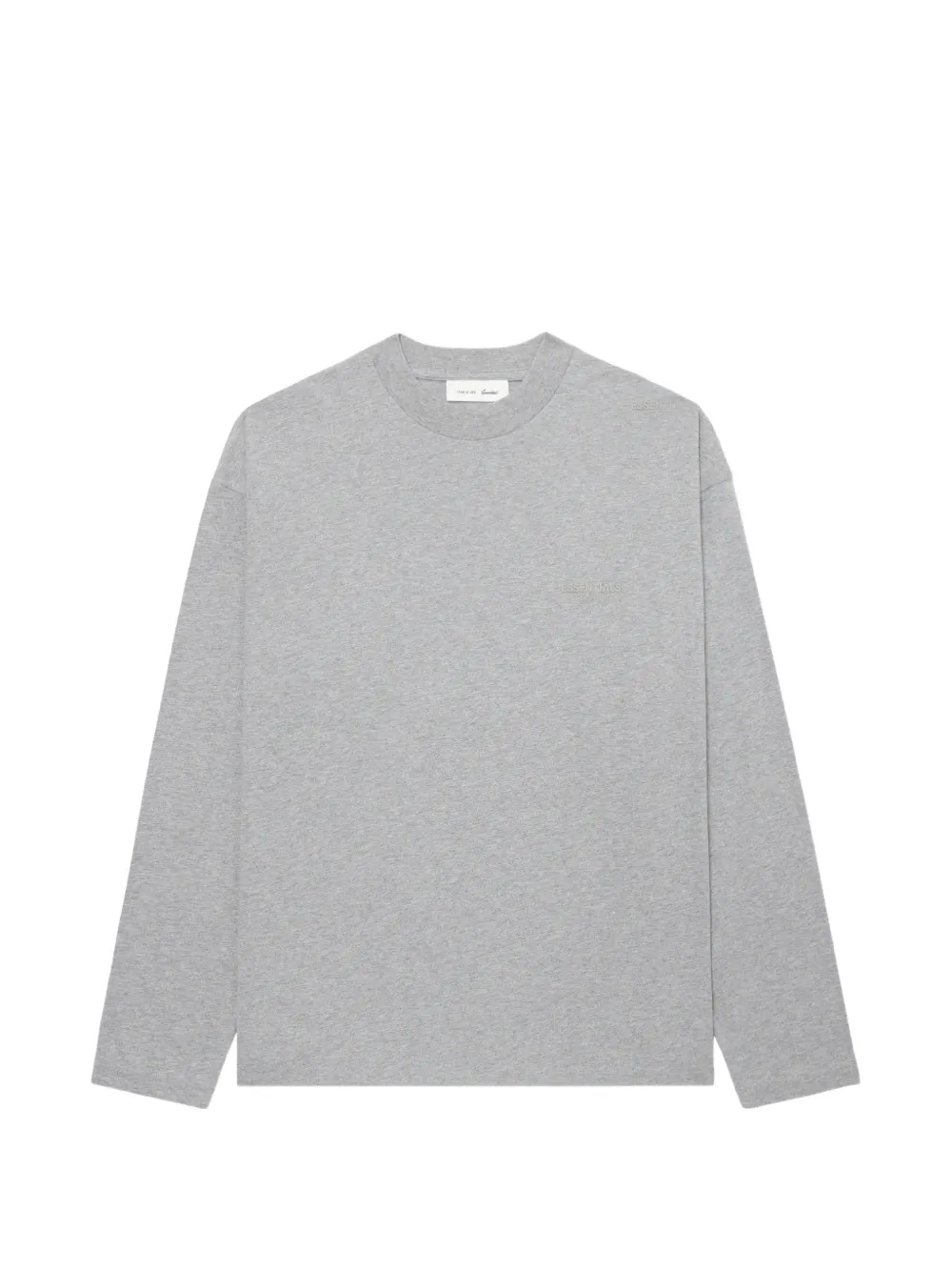 ESSENTIALS logo-print long-sleeve T-shirt - Gris ESSENTIALS logo-print long-sleeve T-shirt - Gris