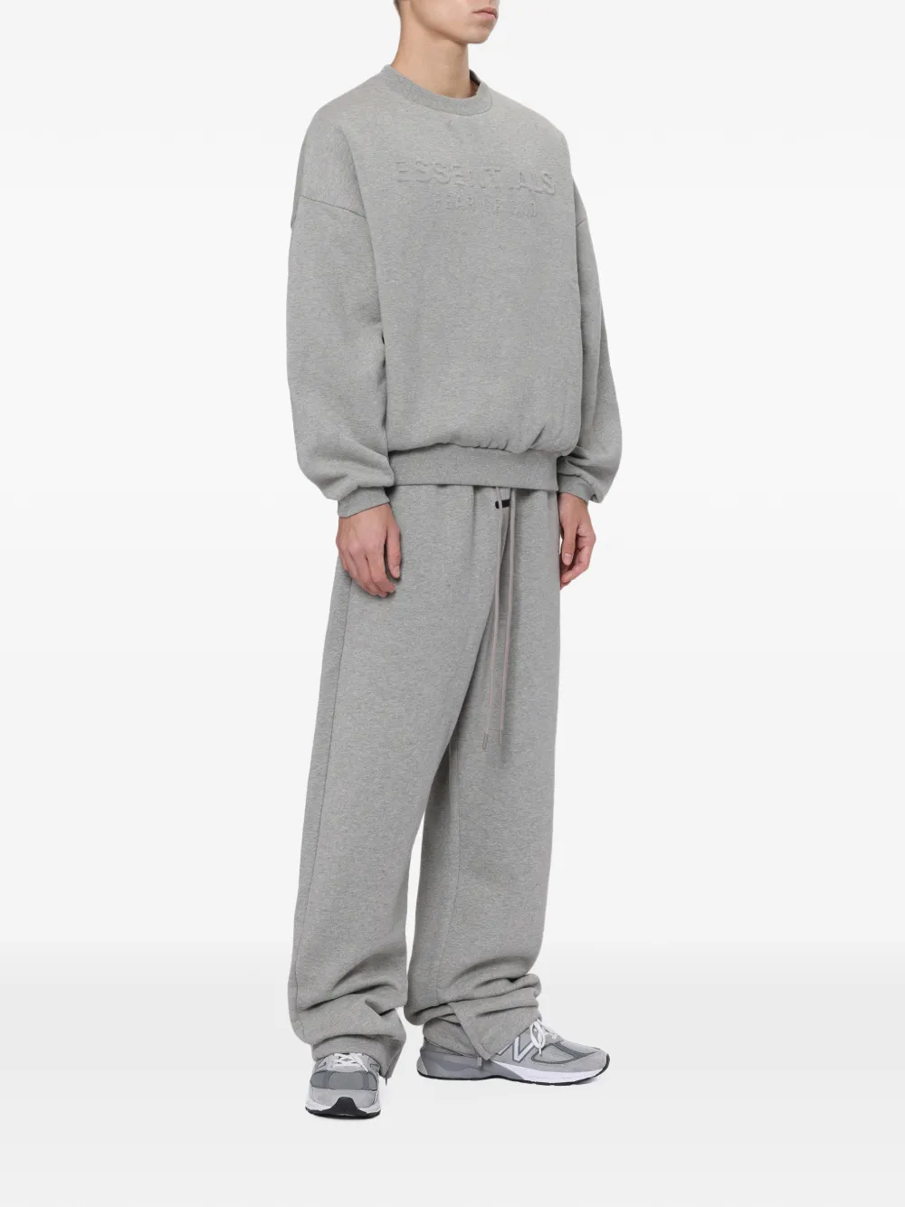 FEAR OF GOD ESSENTIALS Sweater met logo-reliëf Grijs