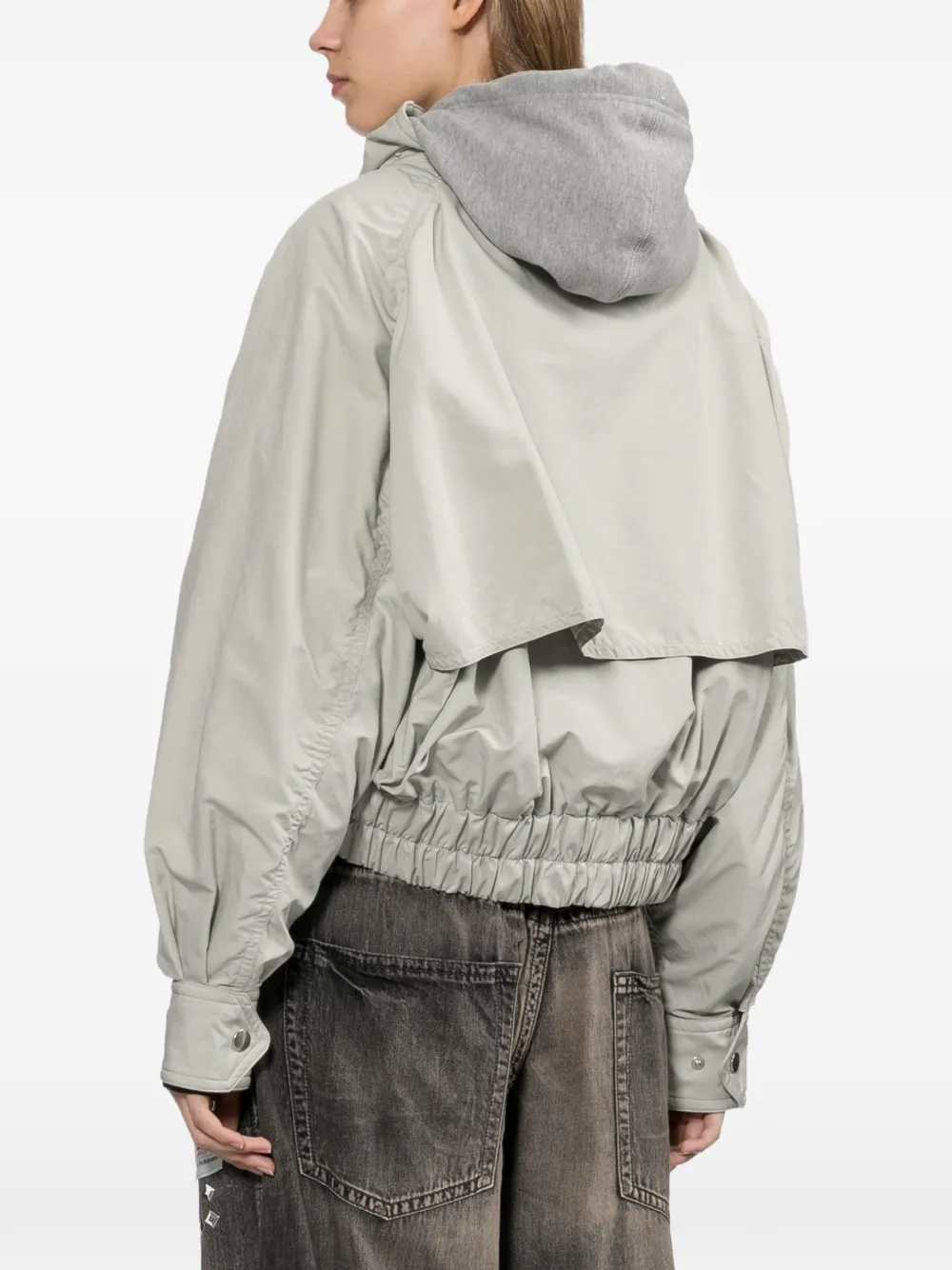 Maison MIHARA YASUHIRO triple layered bomber jacket Grijs