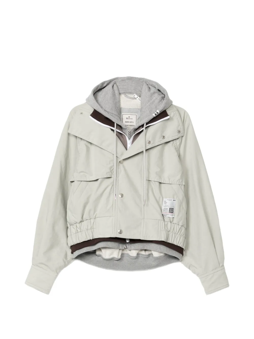 Maison MIHARA YASUHIRO triple layered bomber jacket
