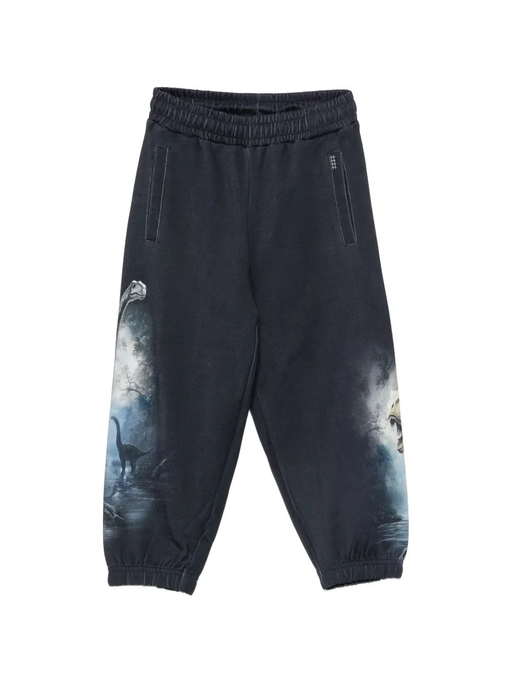 Molo Aimon dinosaur-print track pants - Blu