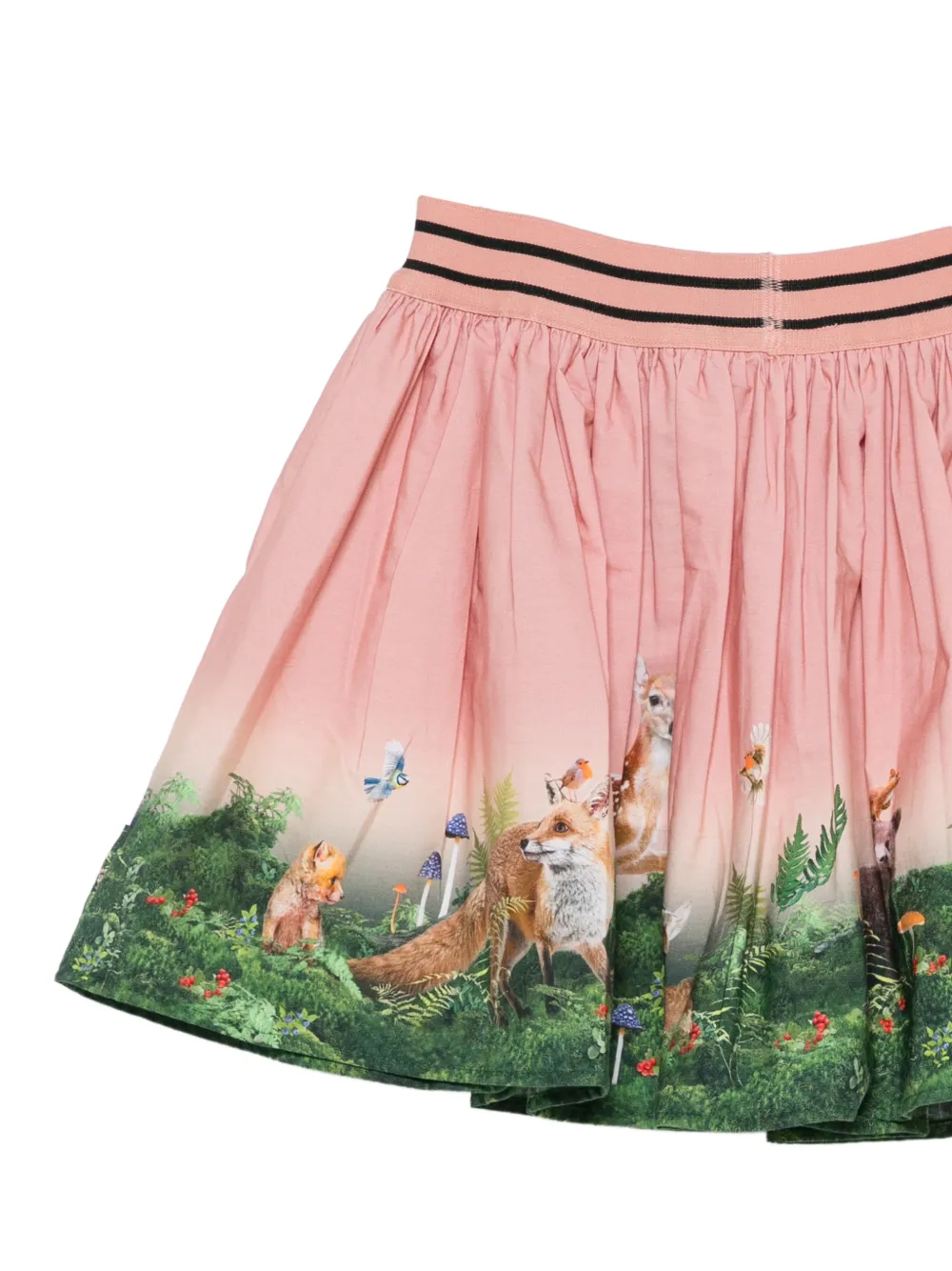 Molo Brenda plooirok met dierenprint Roze