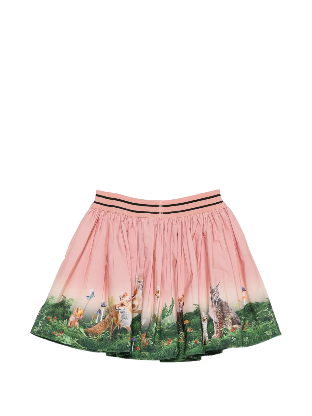 Molo Brenda plooirok met dierenprint Roze