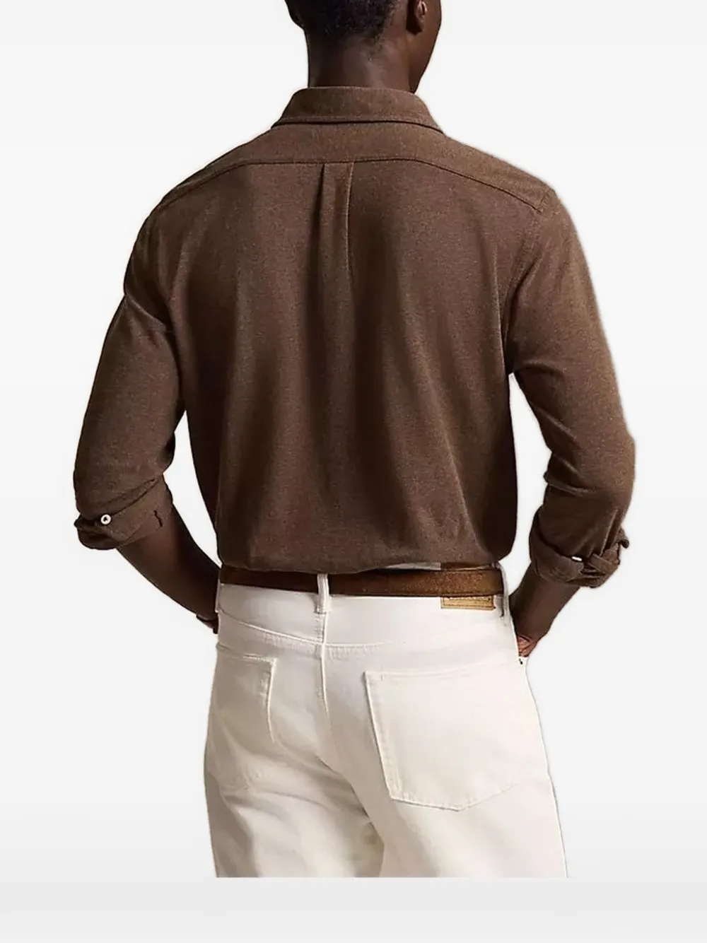 Polo Ralph Lauren Mesh overhemd Bruin