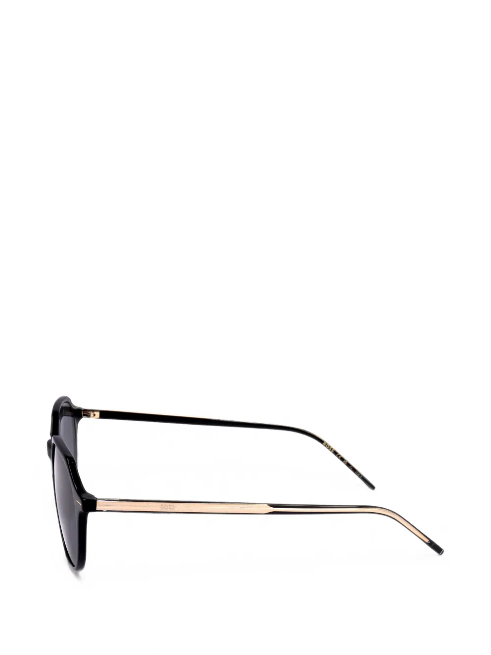 BOSS round-frame sunglasses Zwart