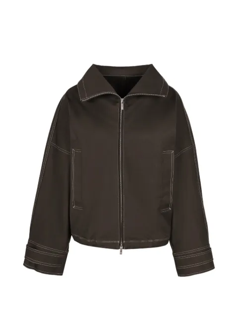 LESS T-silhouette dolman-sleeve jacket