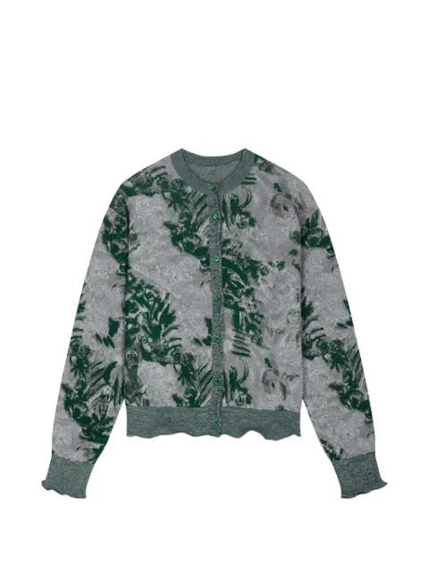 JNBY jacquard-knit cropped cardigan