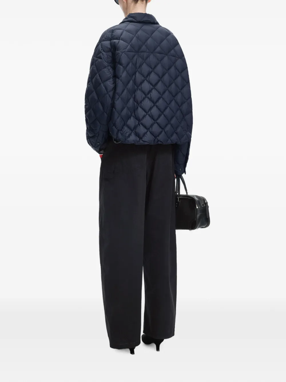 JNBY Ruimvallende straight broek Zwart