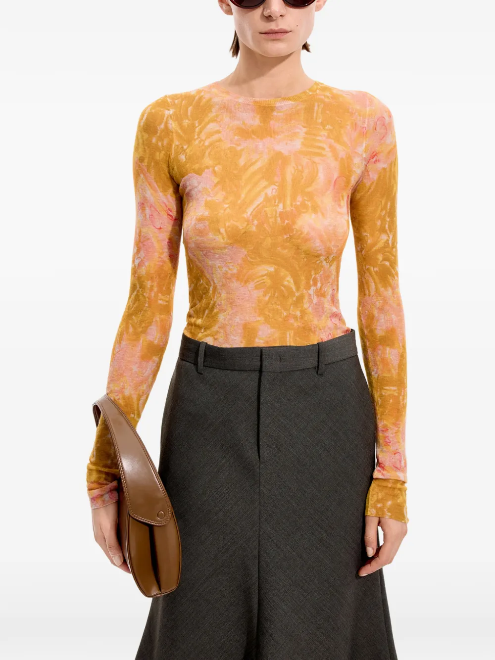 JNBY T-shirt met lange mouwen Oranje