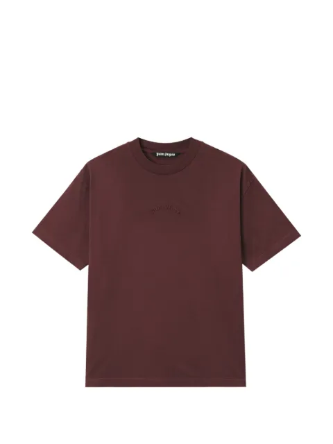 Palm Angels logo-embroidered T-shirt