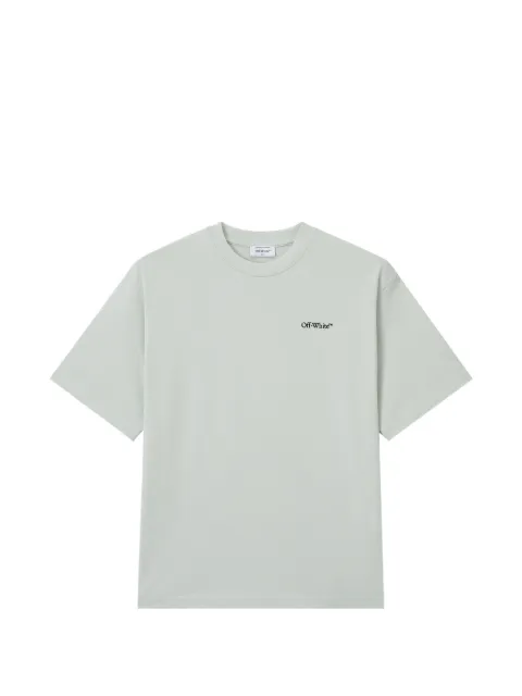 Off-White logo印花箭头图案T恤